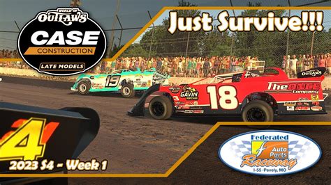 IRacing Dirt Super Late Models At I 55 Running Open Setups With No