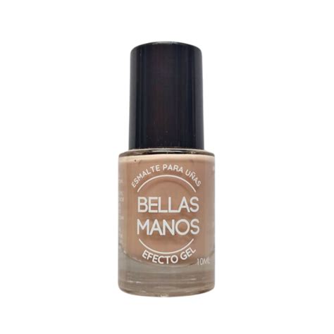 Esmalte Nuez Claro Nude Beige 115 Bellas Manos X 10 Ml Efecto Gel Sin Cabina