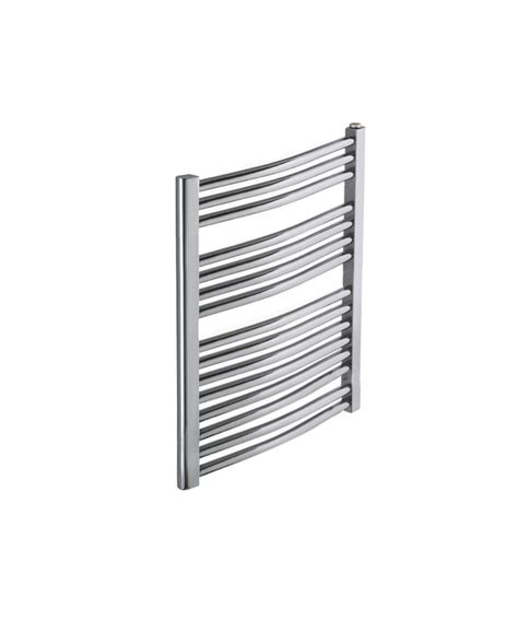 Curved Chrome Heated Towel Rails