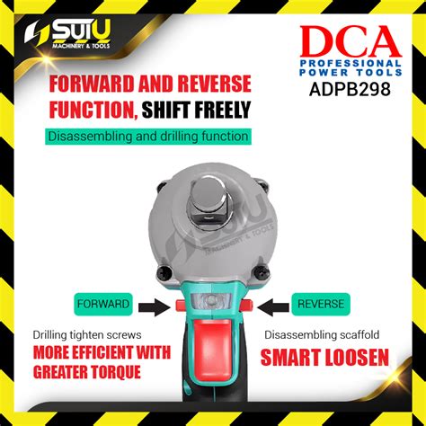 Dca Adpb Adpb Bm V Nm Cordless Brushless Impact Wrench