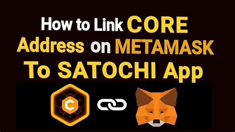 How To Link Colend Core Evm Wallet Address On Satoshi Youtube