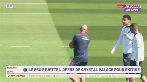 Le Psg Rejette L Offre De Crystal Palace Pour Hugo Ekitike L Quipe