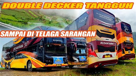 BUS DOUBLE DECKER TANGGUH SEGALA MEDAN BUS NUSANTARA DOUBLE DECKER