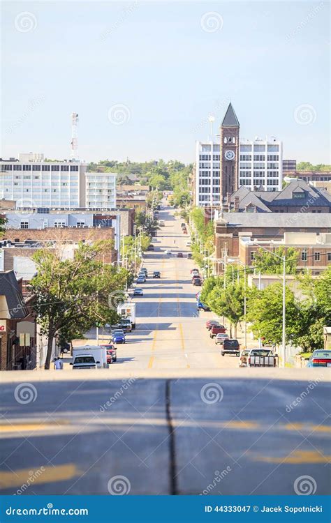 Downtown Of Sioux Fall South Dakota Stock Image Image Of House