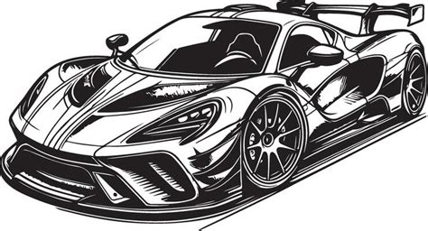 Race Car Black And White Vector Art, Icons, and Graphics for Free Download