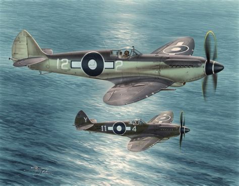 Wallpaper World War Ii Airplane Military Aircraft Spitfire