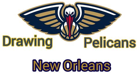 How To Draw The Logo Of New Orleans Pelicans Youtube