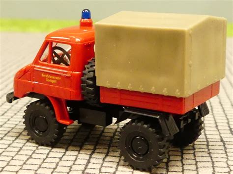 Modellspielwaren Reinhardt Brekina Unimog Feuerwehr