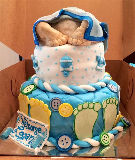 Baby Feet Cake Boy Cakes For Boys Diaper Cake Expressions Custom