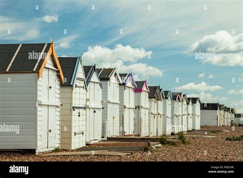 Worthing sussex beach huts hi-res stock photography and images - Alamy