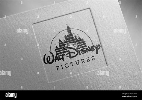 disney logo paper texture illustration Stock Photo - Alamy