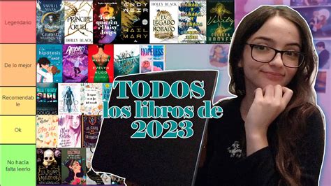 Calificando los 64 libros que leí en 2023 Recomendaciones literarias