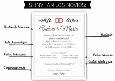 Arriba 65 Imagen Partes De Una Invitacion Y Ejemplo