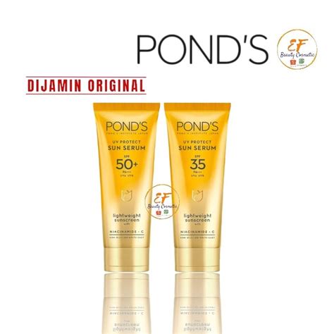 Jual Ponds Uv Protect Sun Serum Spf Pa Uva Uvb Lightweight