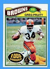 Greg Pruitt 25 Prices 1977 Topps Football Cards