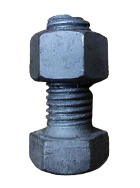 Ms Hot Dip Galvanized Nut Bolt For Construction Size Inch At Rs