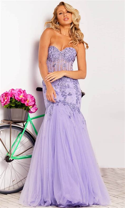 Jovani 37249 Embellished Mermaid Prom Dress Couture Candy