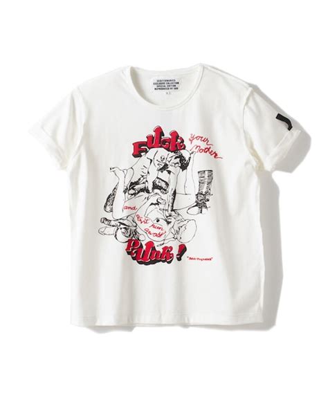 SEDITIONARIESセディショナリーズのTシャツ FUCK YOUR MOTHER セディショナリーズ オフホワイトTシャツ