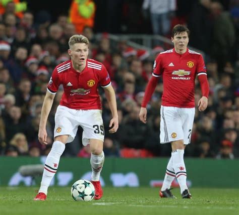 Scott Mctominay Of Manchester United In Action During The Uefa