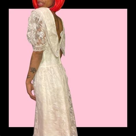 Gunne Sax Dresses Vintage S White Lace Dress Gunne Sak By Jessica