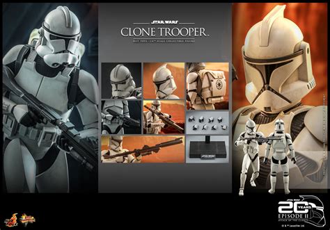 全新 Hot Toys MMS 星球大战 II 克隆人的攻击 克隆 TROOPE 现货 Viễn Chí Bảo