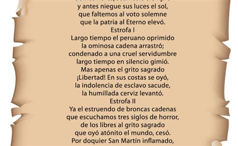 Letra Del Himno Nacional Himno Nacional Simbolos Patrios De Mexico