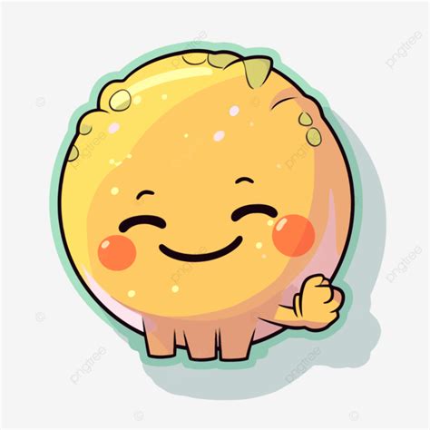 Blob Cartoon With His Fingers Pointing Up Vector, Accept, Sticker ...