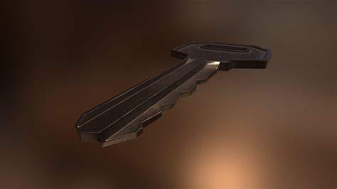 Steel Key - 3D Model by Grishmanovskij Anton