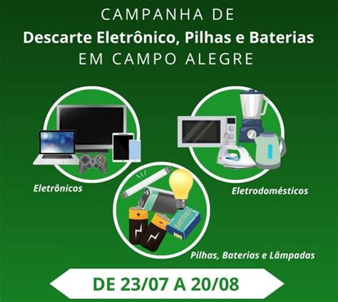 Campanha Coleta De Lixo Eletr Nico Primeira P Gina Sc