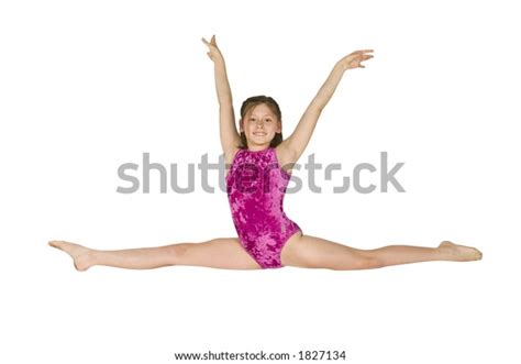 Model Release 282 10 Year Old Caucasian Girl In Gymnastics Poses