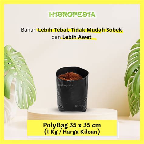 Jual Polybag Hitam Ukuran X Cm Kg Polybag Kiloan Tebal