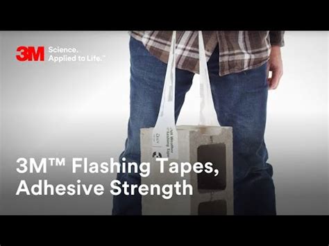 3M Flashing Tapes Adhesive Strength YouTube