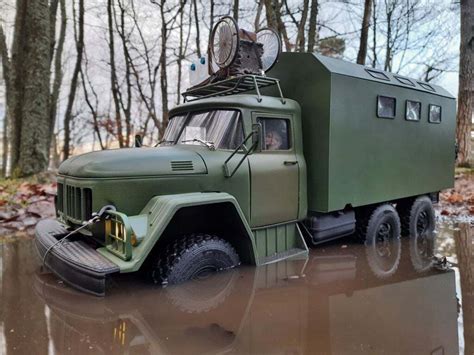 3d Printed Wpl Zil 137 V8 10x10 Semi Truck Based On Semeivans Zil 131