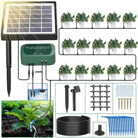 Soulbay Solar Bew Sserungssystem Mit Timer Automatische Tropfschlauch