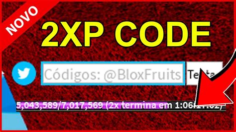 Todos os Novos Códigos de 2x XP no Blox Fruits ROBLOX YouTube