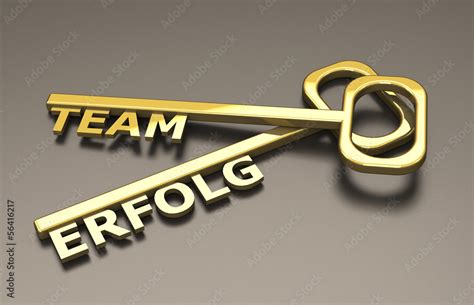 Der Schlüssel zum Erfolg das TEAM Stock Illustration Adobe Stock