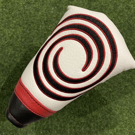 オデッセイ ホワイトホット オージー 純正 パター ヘッドカバー マレット ブレード ピン 赤 黒 白 WHITE HOT OG LG BLADE パター用 売買された