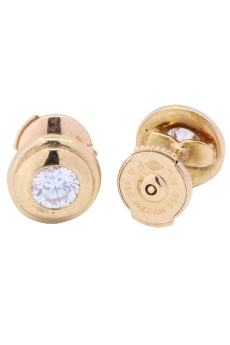 Boucles D Oreilles Clous Diamants 0 30 Carat Or 18k Occasion