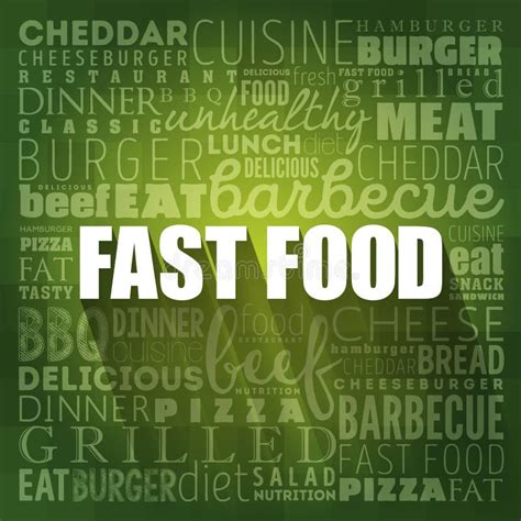 Fast Food Collage Stock Illustrations 1542 Fast Food Collage Stock