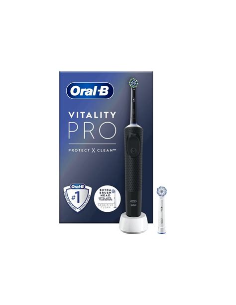 Cepillo Dental Electrico Recargable Oral B Vitality Pro Negro