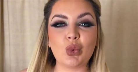 Plus Size Model Asks If She S Naughty Or Nice As She Rocks Sexy Christmas Lingerie Daily Star