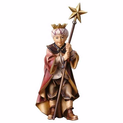 Choirboy With Star Cm 15 5 9 Inch Hand Painted Ulrich Nativity Scene