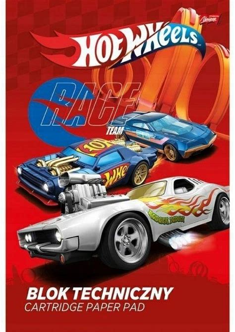Blok Techniczny Hot Wheels A4 10 Ark 1 Majewski Inna Marka Sklep EMPIK