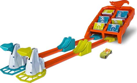 Mua Hot Wheels Toy Car Track Set Action Launch Across Challenge With Scale Vehicle Game