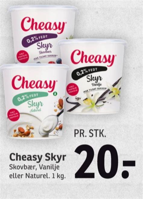 Cheasy Skyr Naturel Tilbud Hos Spar