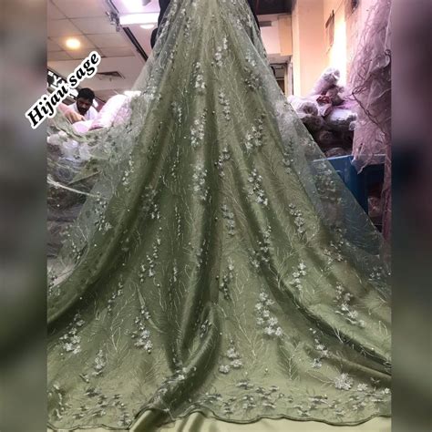 Jual Promo Kain Bahan Tille Tule Akar Mutiara Kain Brokat Kebaya