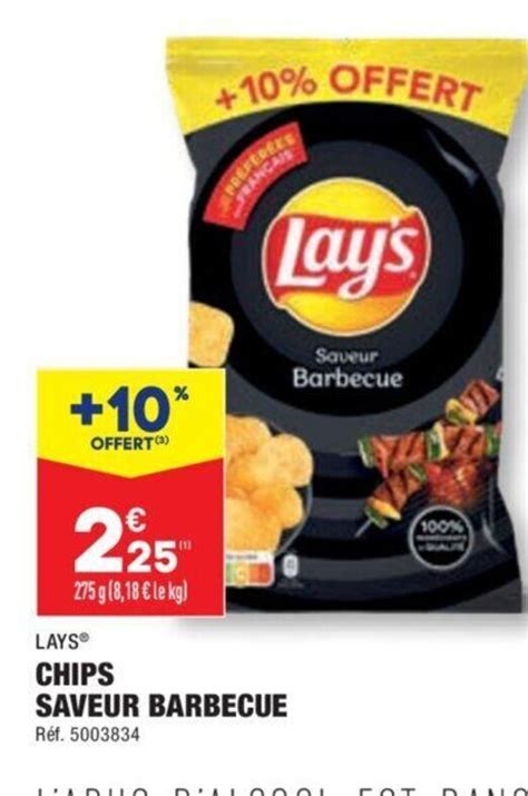 Promo Lays Chips Saveur Barbecue Chez Aldi