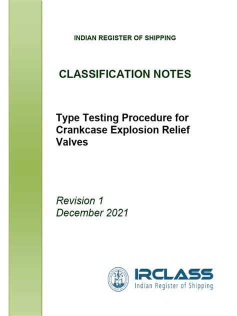 9a Cn Crankcase Explosion Relief Valves Rev 1 Dec 2021 Pdf Valve Explosion