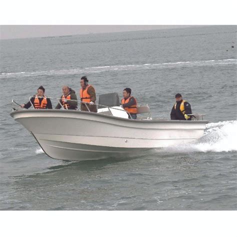 22feet 6 6meter Fiberglass Hull Fishing Boats For 7people With CE