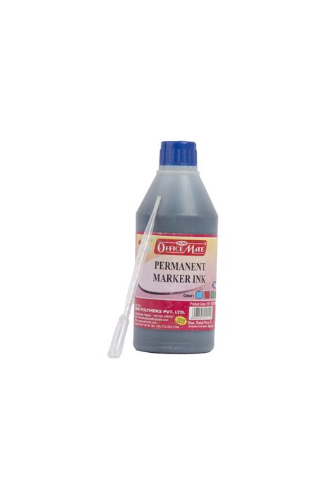 Office Mate Permanent Marker Refill Ink 500Ml Vlt - OurStore.in